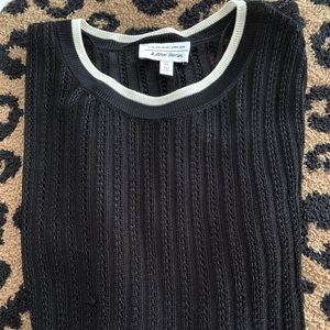 & Other Stories Sheer Eyelet Long Sleeve Sweater